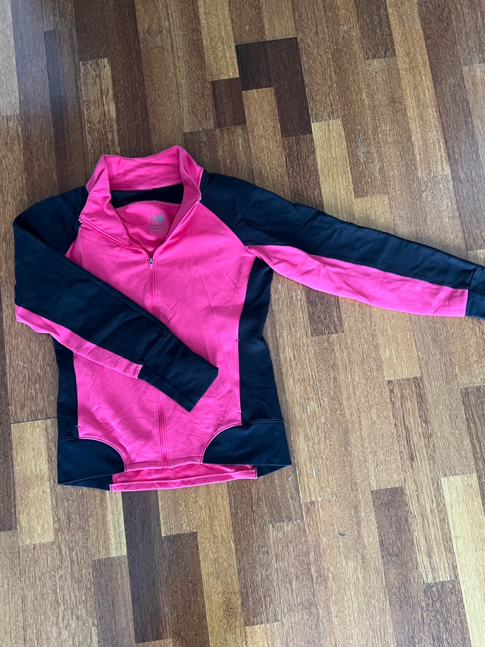The North Face Pink and Black Zip-Up Performance Jacket - Picture 2 of 4